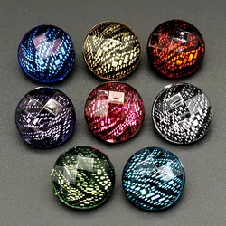 New NS0052 mixed 10pcs 18MM Resin Multi-faceted colorful shinning snap buttons fit DIY snap bracelets jewelry wholesale