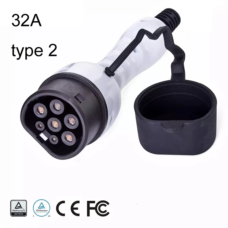 EV plug EVSE Electric car Charger Type 2  level 2 32A female  110-250V multicomp Three phase