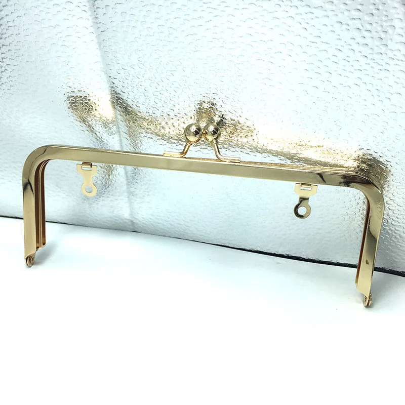 

8" x 3" Beads Kiss Metal Purse Frame Clasp Lock For DIY Purse Bag Fashion Women's Clutch Bags Accessories