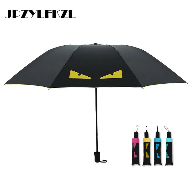 

Creative Little Devil Folding Umbrella Rain Women Gift Men Mini Umbrella Girls Anti-UV Waterproof Umbrellas Portable Travel