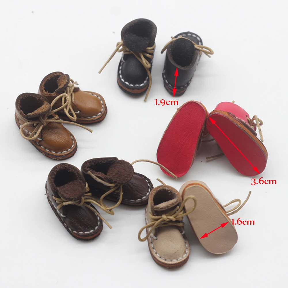 1 pair 3.6x1.6cm Doll Locomotive boots suitable for blyth,pullip,azone,tangkou,Ob,1/6 & 1/8 Doll