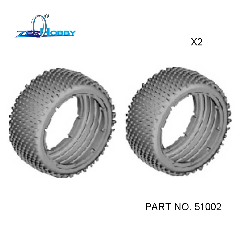 Samochód zdalnie sterowany HSP części do zabawek akcesoria gumowe opony do HSP 1/5 OFF drogowe ze zdalnym sterowaniem BAJA 94054 i BUGGY 94059 (nr części. 51002)