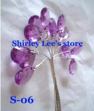 Wholesale--1000pcs diamente sticks  SINGLE CRYSTAL PICK MORE COLORS w/wired stem (Free Shipping)