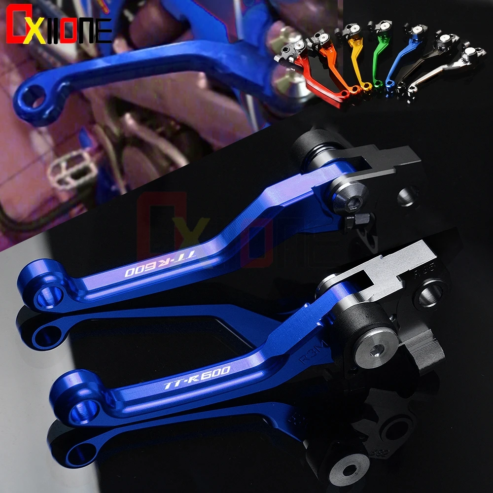 Dirt Bike Accessories CNC Aluminum Adjustable Motorcycles Brake Clutch Lever For Yamaha TTR600 TTR 600 1998 1999 2000 2001 2002