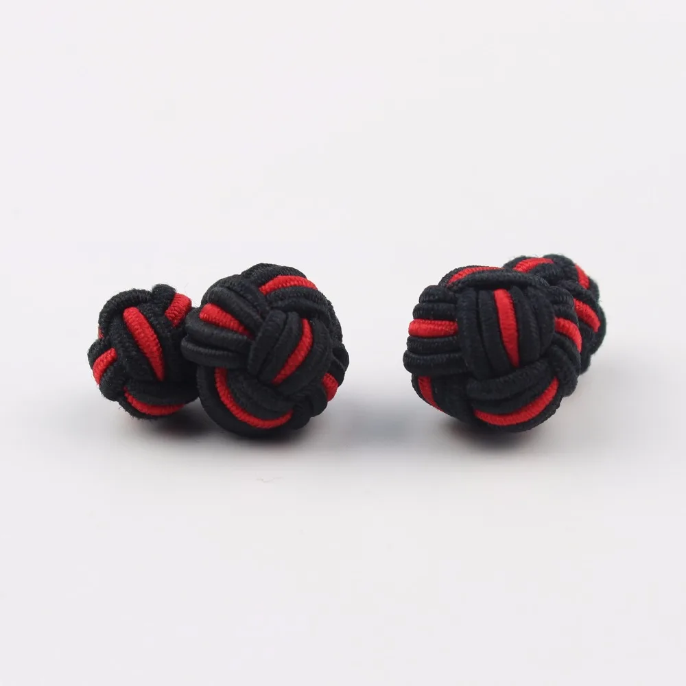 Mens Cuff Links Fashion Men\'s Shirt Cufflinks Trade Mixed Colors DIY Braided Two Size Wire Buckle Cuff Link