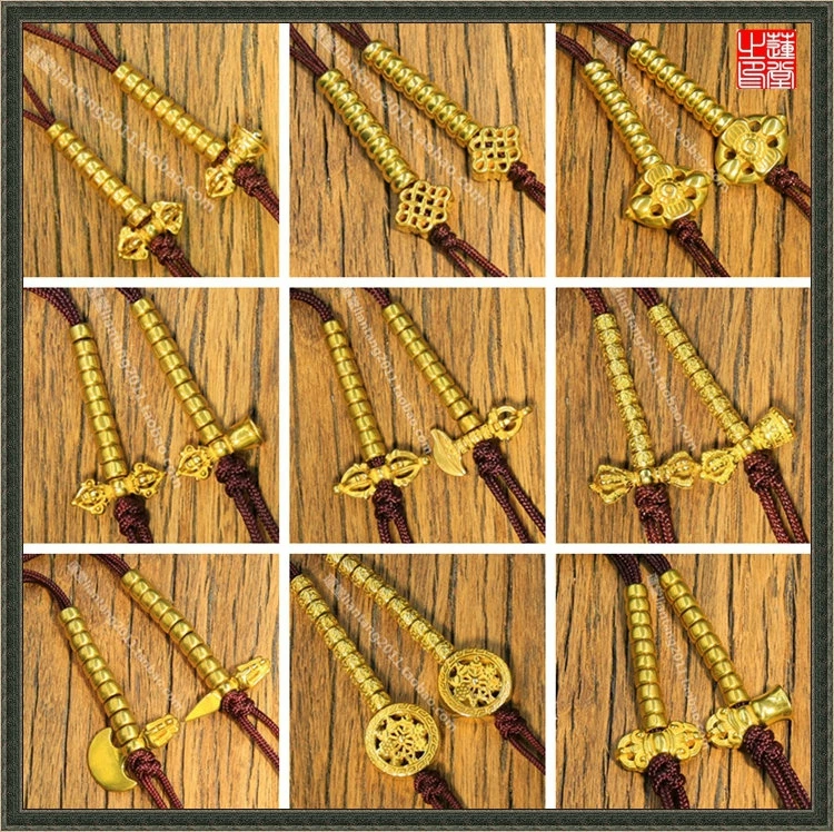 

Tibetan Mala Counters Brass Buddhist Prayer Beads Counters Copper Tibetan Mala's Counters