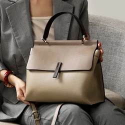 NEW Genuine Leather Bag Ladies Handbag Women Shoulder Bag Women Messenger Bag Female Crossbody Bag Tote Tablets Big 2019