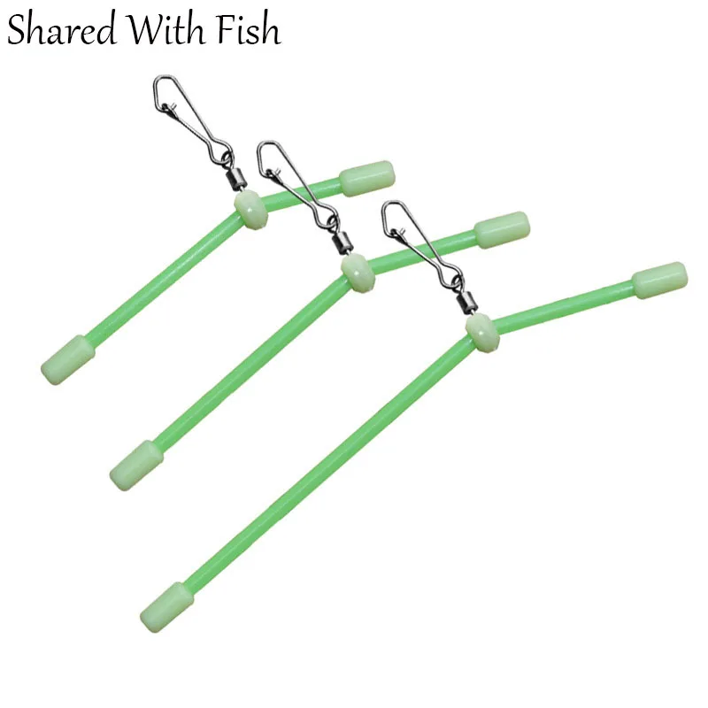 5pcs/bag Fishing Hooked Balance plastic head Snaps with Strong pin Sea Hook Lure Connector Fishing Line Pesca