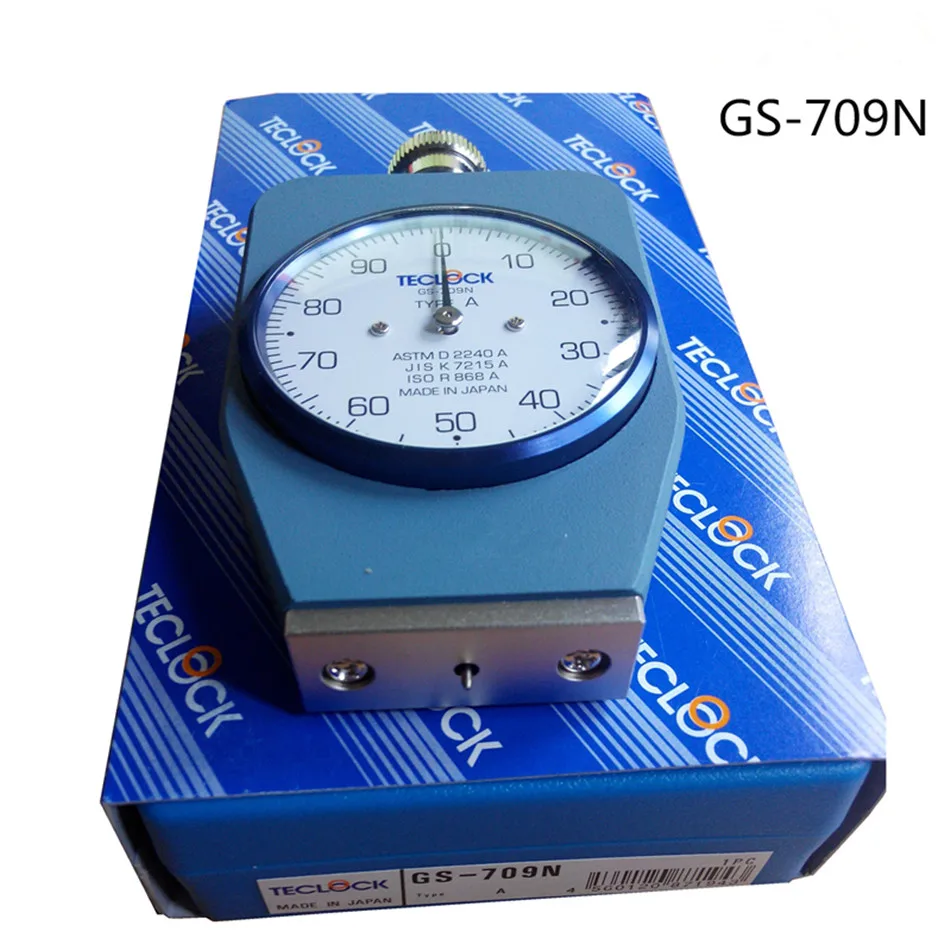 GS-709N Hardness Tester Rubber Japan A Model 0-100D Tires Hose 10N Sensitive Accurate Precise Clear Dial Pointer