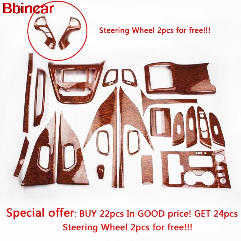 Bbincar ABS Special Paint For Nissan Murano 2015 2016 2017 Inner Window Switch Gear Middle AC Navi Door Handle Interior Styling