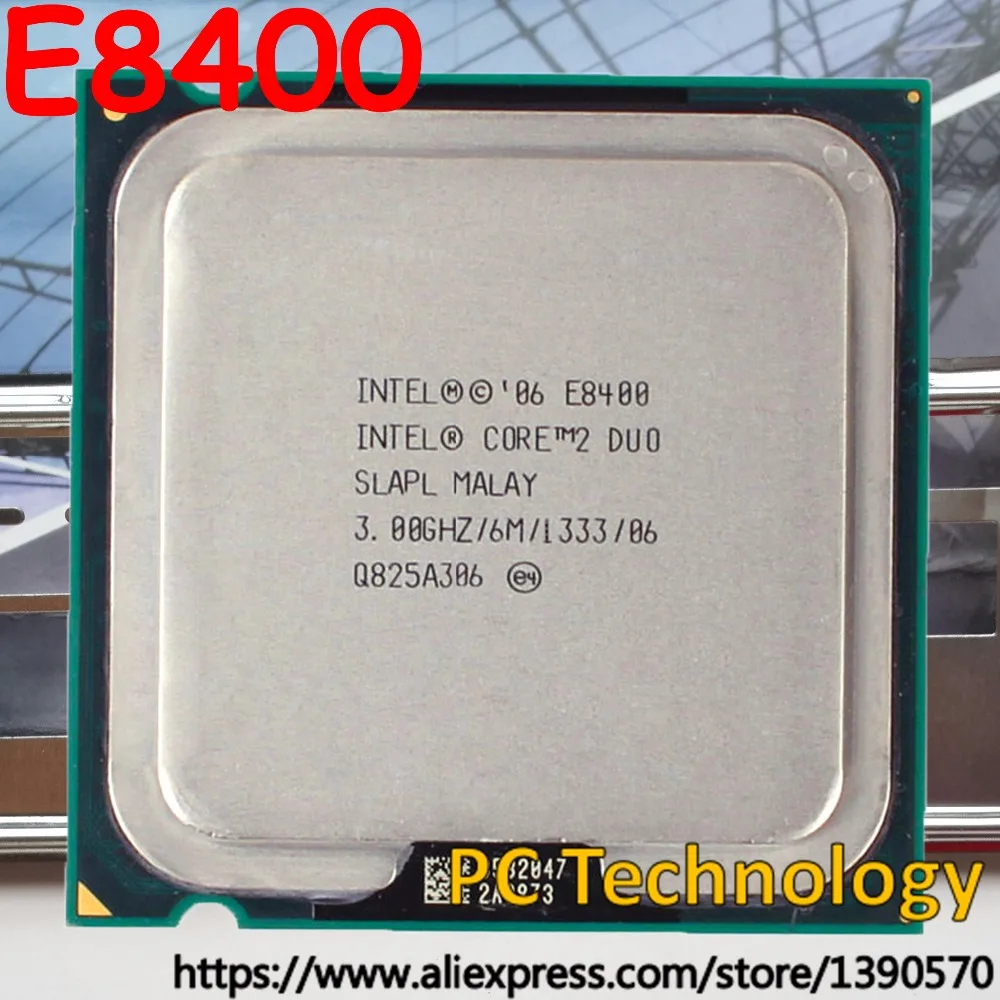 인텔 코어 2 듀오 CPU E8400 프로세서, 3.00Ghz, 6M, 1333MHz 소켓 775, 1 일 이내 배송