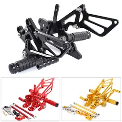 For HONDA CBR1000RR CBR 1000 RR Fireblade 2004 2005 2006 2007 Motorcycle Adjustable Rearset Rear Set Foot Pegs Pedals Footrest