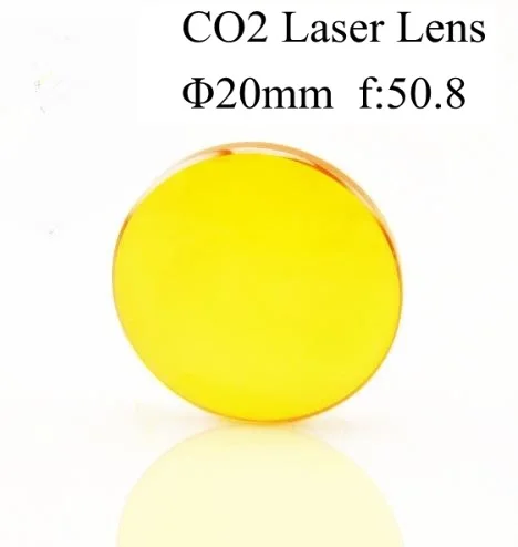 High Quality ZnSe Co2 Laser Lens 20mm Dia 50.8 Focus Length For Laser Cutting Machine