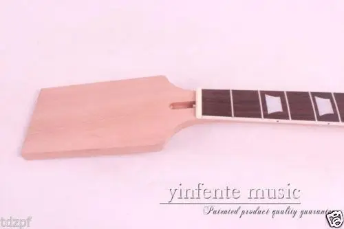 

New Electric Guitar neck mahogany Solid wood Paddle Frerboard Low Price 24.75 inch 22 fret #17A