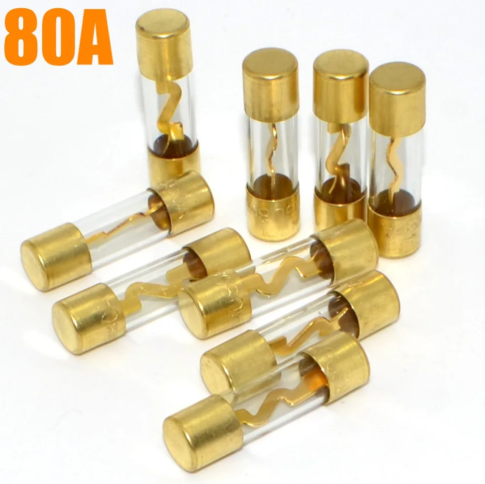 20pcs Car Audio Fuse Aamplifier Fuse 30A/40A/60A80A/100A