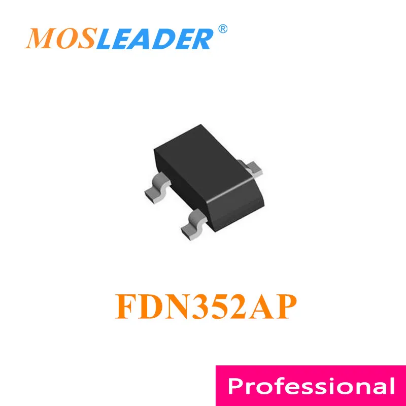 

Mosleader FDN352AP SOT23 3000PCS FDN352A FDN352 20V 30V P-Channel Made in China High quality