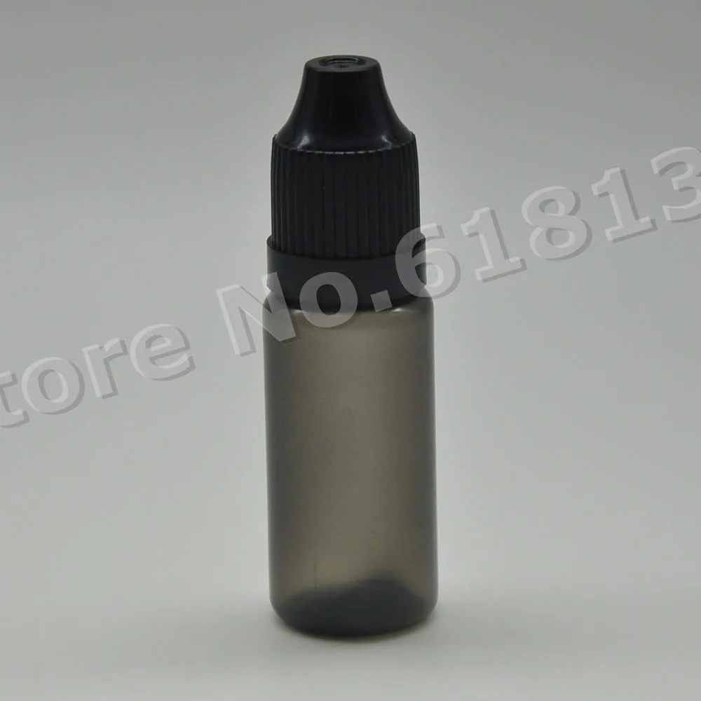 

Factory price 10ml black bottle, Plastic dropper bottle 10ml with childproof cap, black bottles with dropper