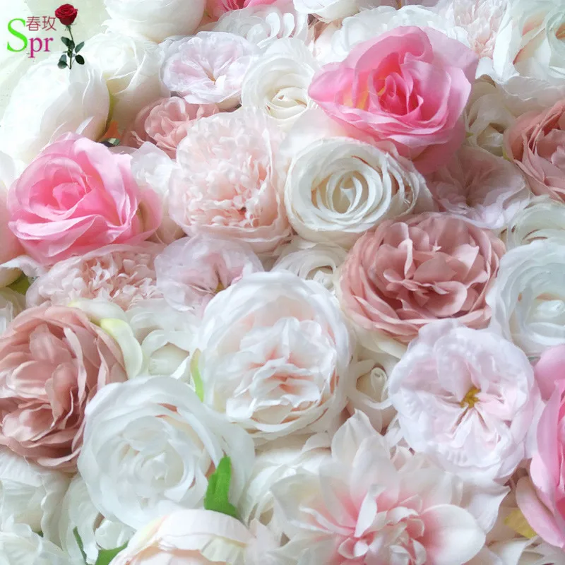 

SPR Free Shipping flower wall panle wedding backdrop artificial flower table runner and centerpiece decorativ floral