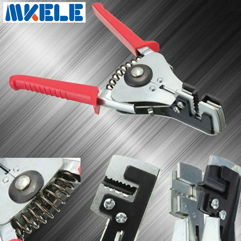 Automatic Cable Wire Stripper Stripping Crimper Crimping Plier Cutter Tool Diagonal Cutting Peeled Pliers