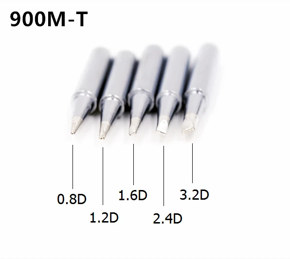 

SZBFT Solder Iron Tips 900M-T-0.8D,1.2D,1.6D,2.4D,3.2D series for Hakko 936 Soldering Rework Station