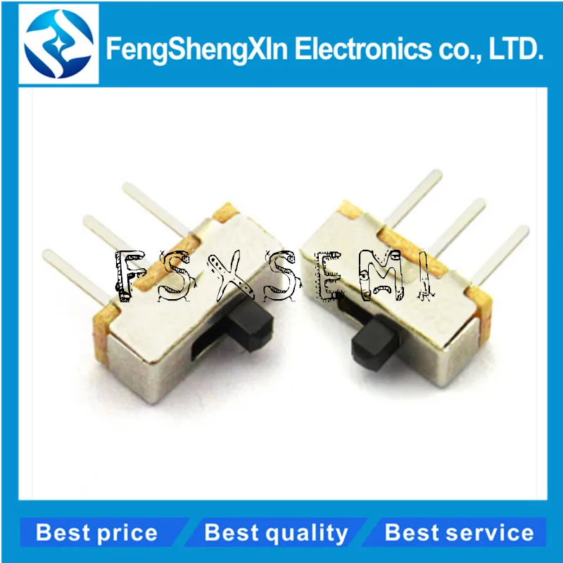 20pcs/lot SS12D00 SS12D00G3 SS12D00G4 SS12D00G5 Interruptor on-off mini Slide Switch 1P2T Long handle: 3mm 4mm 5mm toggle switch