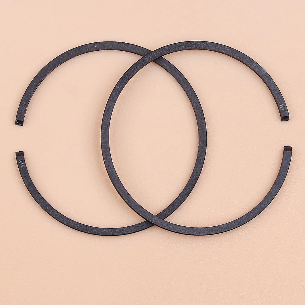 2Pcs/lot 44mm Piston Rings Fit Husqvarna 49 42 51 55 246 345 350 340 346 351 353 Jonsered 2150 CS2150 Chainsaw Parts 503289010