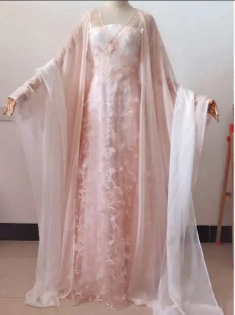 5 designs JinMi SuiHe Chiffon Yarn Fairy Costume for Newest TV Play Xiang Mi Chen Chen Jin Ru Shuang Fairy Costume Hanfu