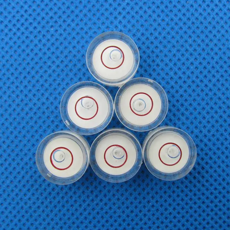 HACCURY 14*8 millimetri Rotonda bolla di livello Circolare livella a bolla livello di spirito fiala di Colore Bianco