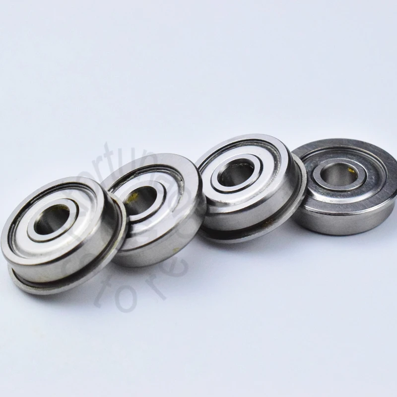 F625ZZ 5*16(18)*5mm 10pieces  bearing ABEC-5 Flange bearings 625 F625 F625Z F625ZZ chrome steel deep groove bearing