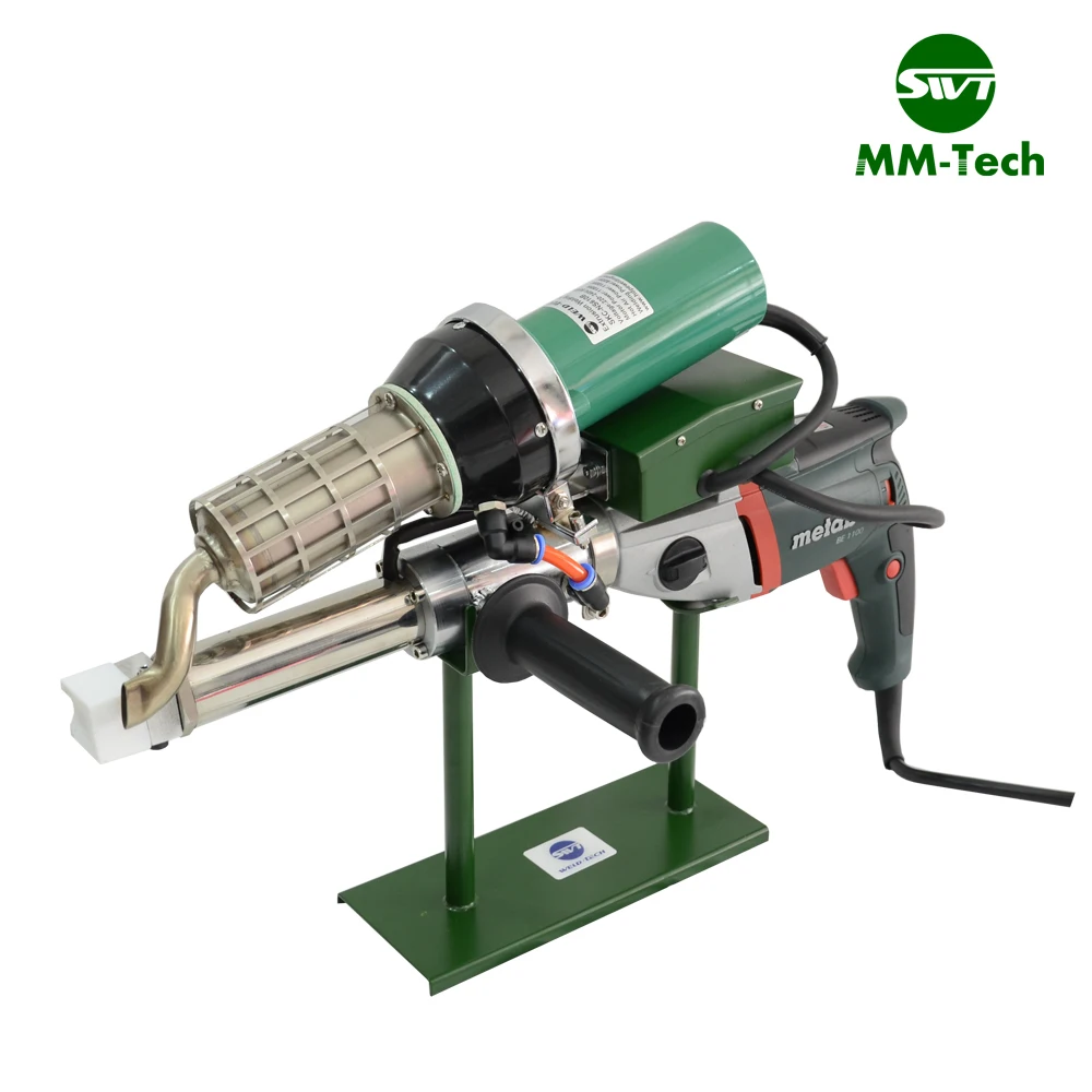 

SWT-NS610B hot air manual welding gun extruder for HDPE PP polyethylene PE Welding Rod