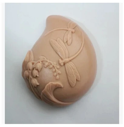 

lily of the dragonfly modelling silicon 3D soap mold Cake decoration mold Cake mold Handmade soap mold