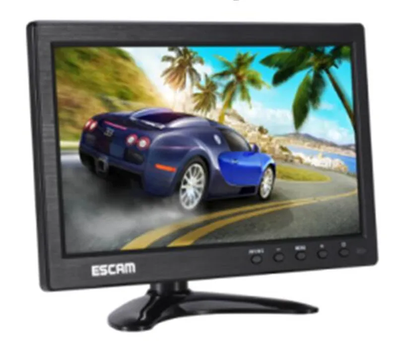 

ESCAM многоязычный 10-дюймовый IPS LCD CCTV монитор VGA HDMI AV BNC USB вход