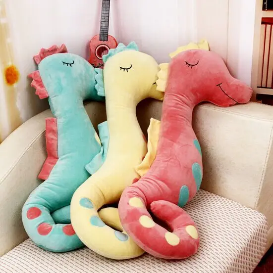 

seahorse plush toy Cushion pillow 40cm suit for baby children or adult