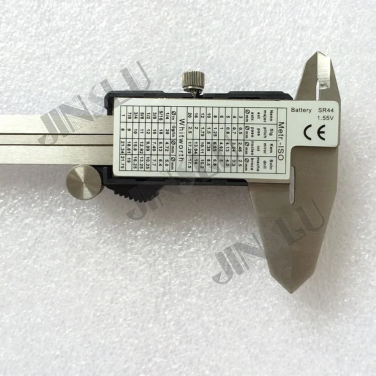Gratis verzending Digitale Schuifmaat Rvs Elektronische Nauwkeurig Meten Micrometer Guage 6 "150mm
