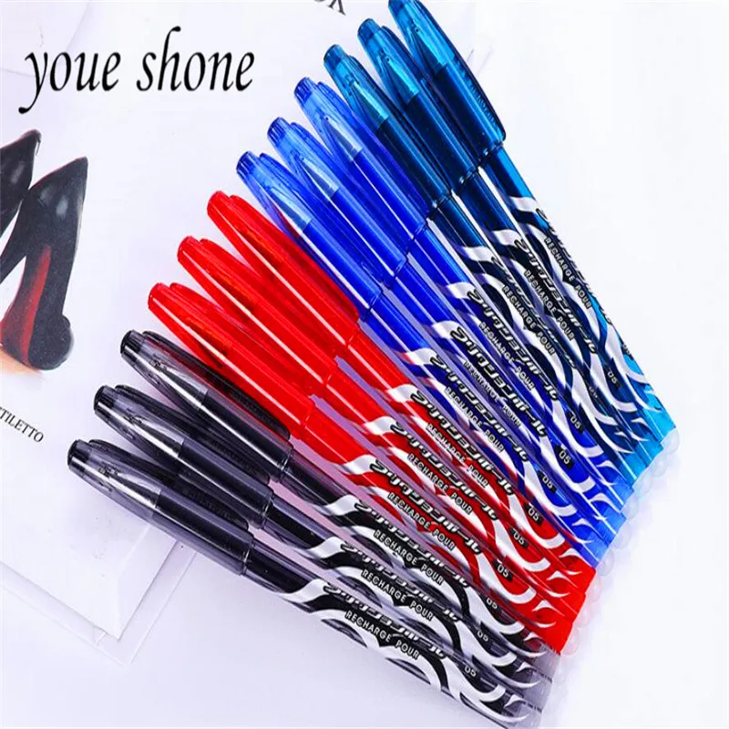 1Pcs Erasable Gel Pen 0.5Mm The Most Dazzling Korean Small Fresh Pen For School Writing Office Suppiles Youe shone