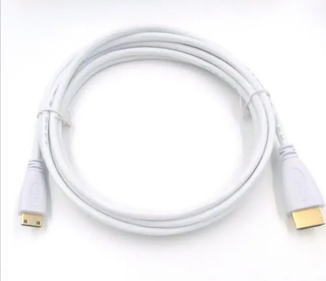 Kabel kompatybilny z Mini HDMI 0.5m 1m 2m 3m 5m z męskiego na męskie 1.4V 1080P do kamery Tablet MP4 Mini kabel HDMI