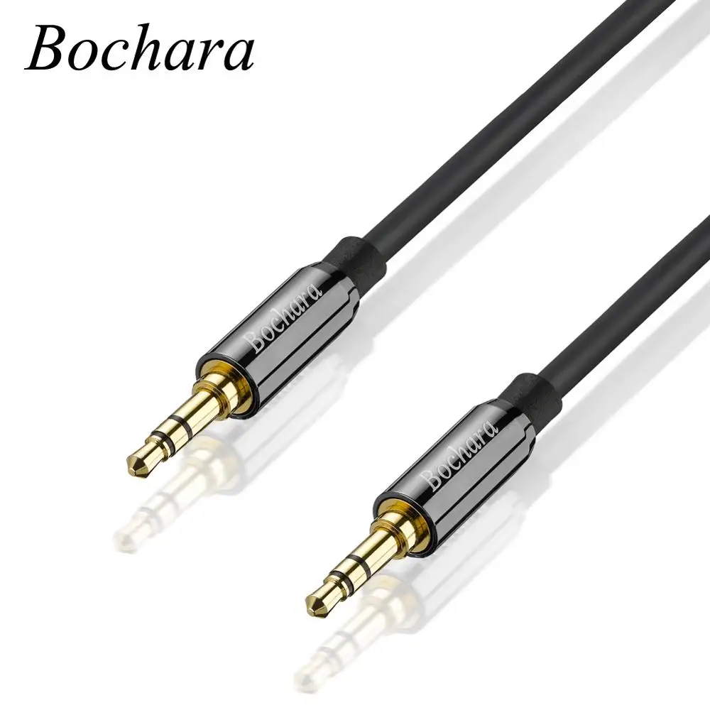 Bochara Gold Plated 3.5mm Audio Cable Male to Male Shielded  For Speakers Headset 1.8m 3m 5m 10m 15m 20m