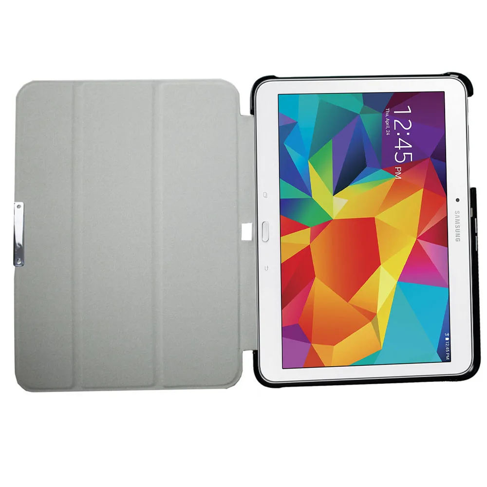 Sm-t530-funda inteligente de cuero para tableta Samsung Tab 4, carcasa ultrafina y delgada con soporte magnético, 10,1, t535, t531