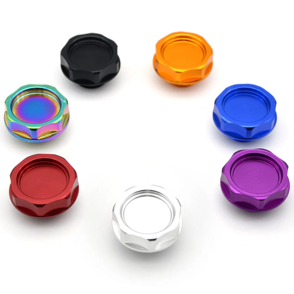 Aluminum Oil Cap Fuel Tank Cap Cover For Honda With Logo Blue/Red/Black/Silver/Golden/Purple/Neo chrome