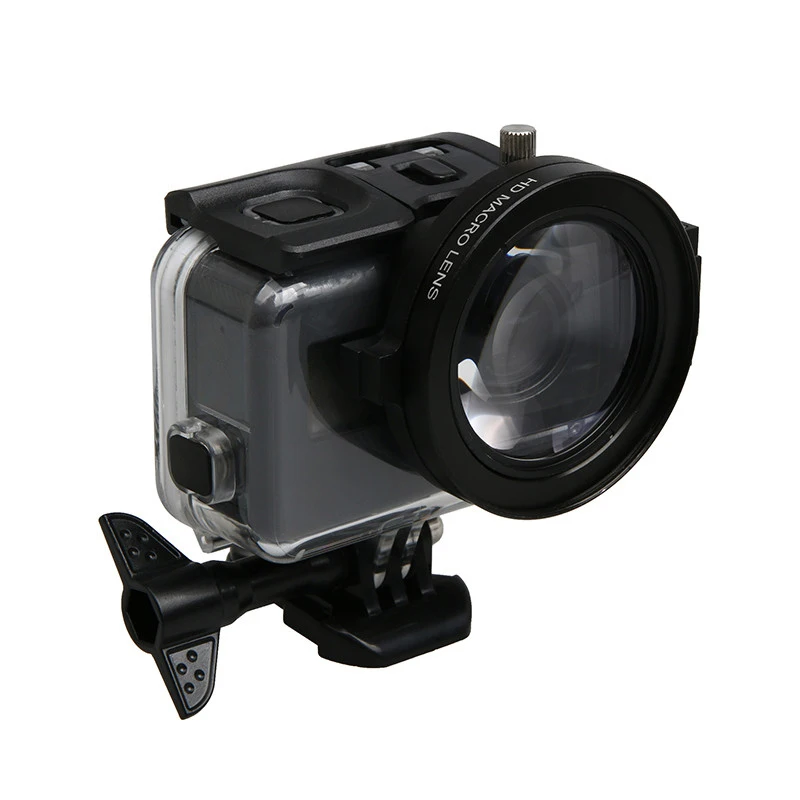 Filter close up +16 Macro Red Diving Underwater Filter Filtors Sets for Gopro Hero 5 6 7 BLACK Waterproof Case Accessorie