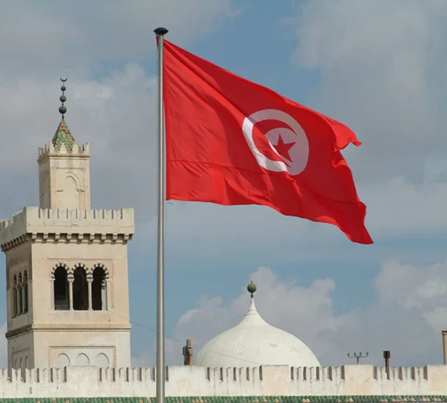 Free Shipping Tunisia Flag NEW 90x150cm Tunisian Flag 100% Polyester 3x5ft Flag of Tunisia