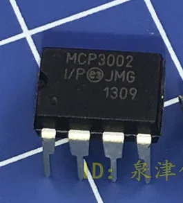 2ピース/ロットMCP3002-I/p mcp3002ディップ-8