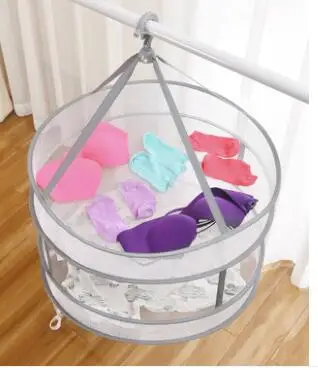 

Simple clothes net clothes drying basket drying net clothes net drying clothes socks underwear net bag flat clothes clothes arti