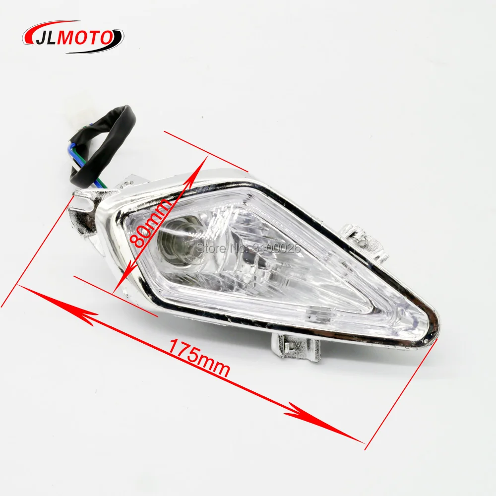 1Pair/2pcs Front Light of Jinling Actionbikes Nirtro 50cc 70cc 110cc 125cc Kids Mini ATV Quad Bike JLA-07-06 S-12 S-14 Parts