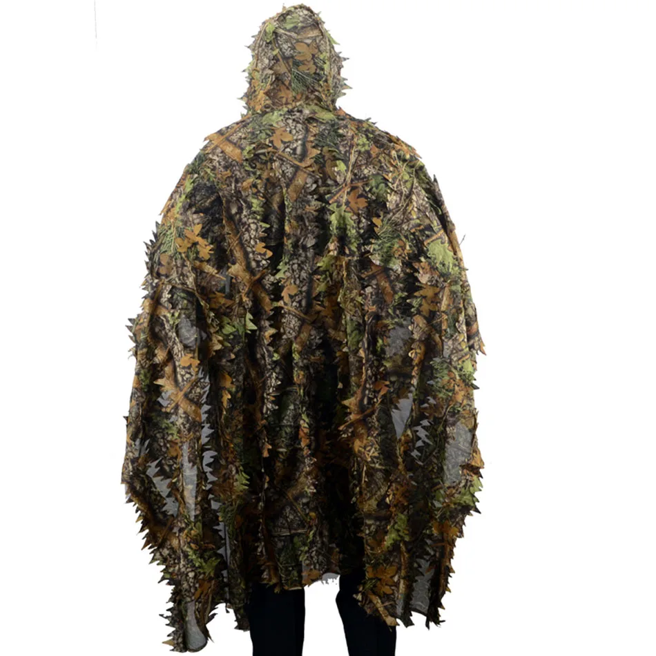 CAMOUFLAGE 3D QUIET FAST DRY SPRING REALTREE JUNGLE LEAF CAMO NET CLOAK