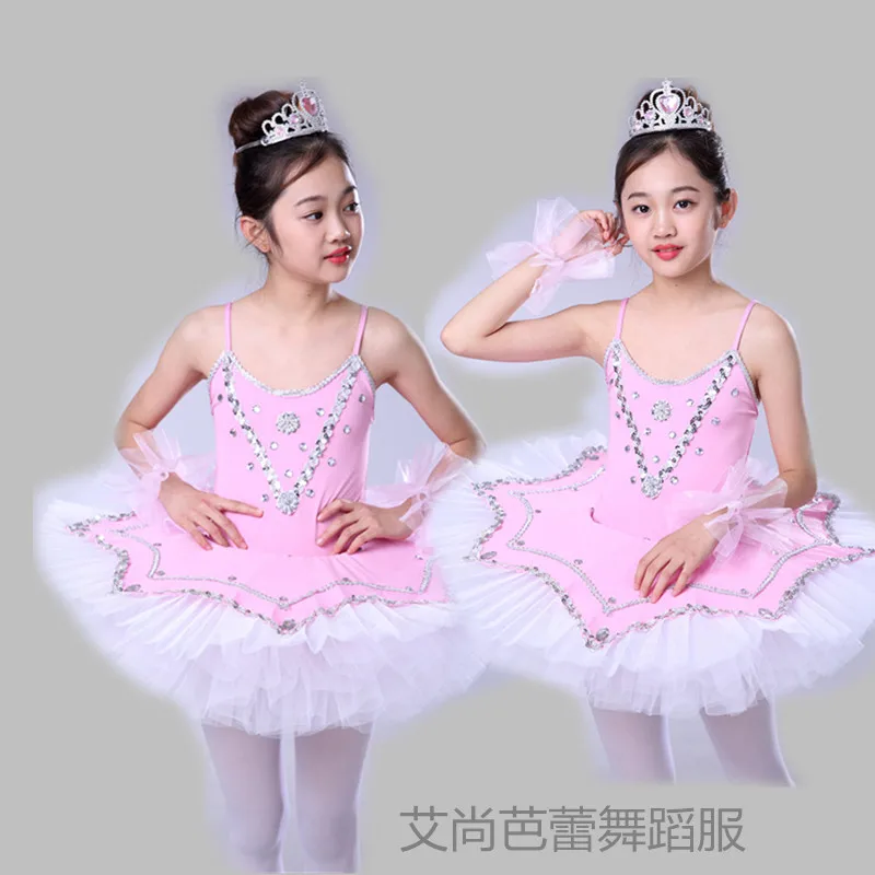 

New Children's Ballet Skull Lake Performance Ballet Performance Wear Ballet TUTU Skirt Professional Ballet Tutu Girls Dancewear