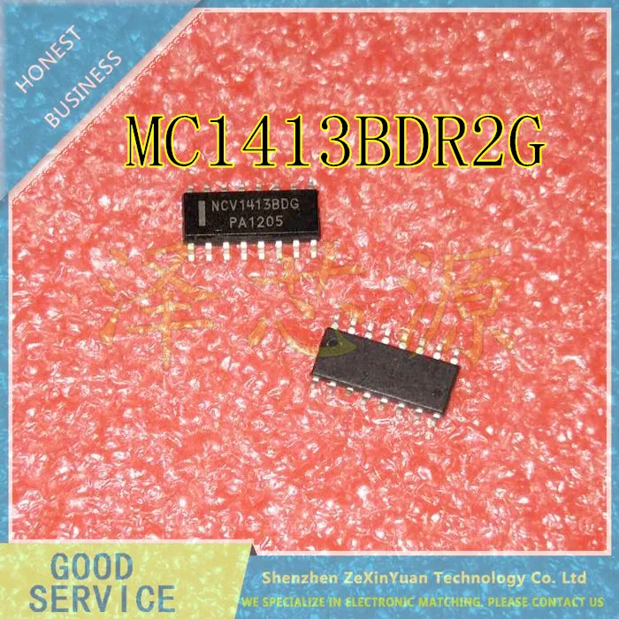 20PCS/LOT  MC1413BDR2G MC1413BDG MC1413BD MC1413B MC1413 SOP-16 HIGH VOLTAGE HIGH CURRENT DARLINGTON TRANSISTOR ARRAYS