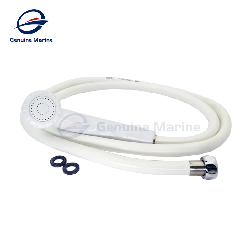 RV White Weatherproof Exterior Shower Box Kit With 1.5m Hose & Lock for Boat Marine Camper Motorhome Caravan Camper Accessories