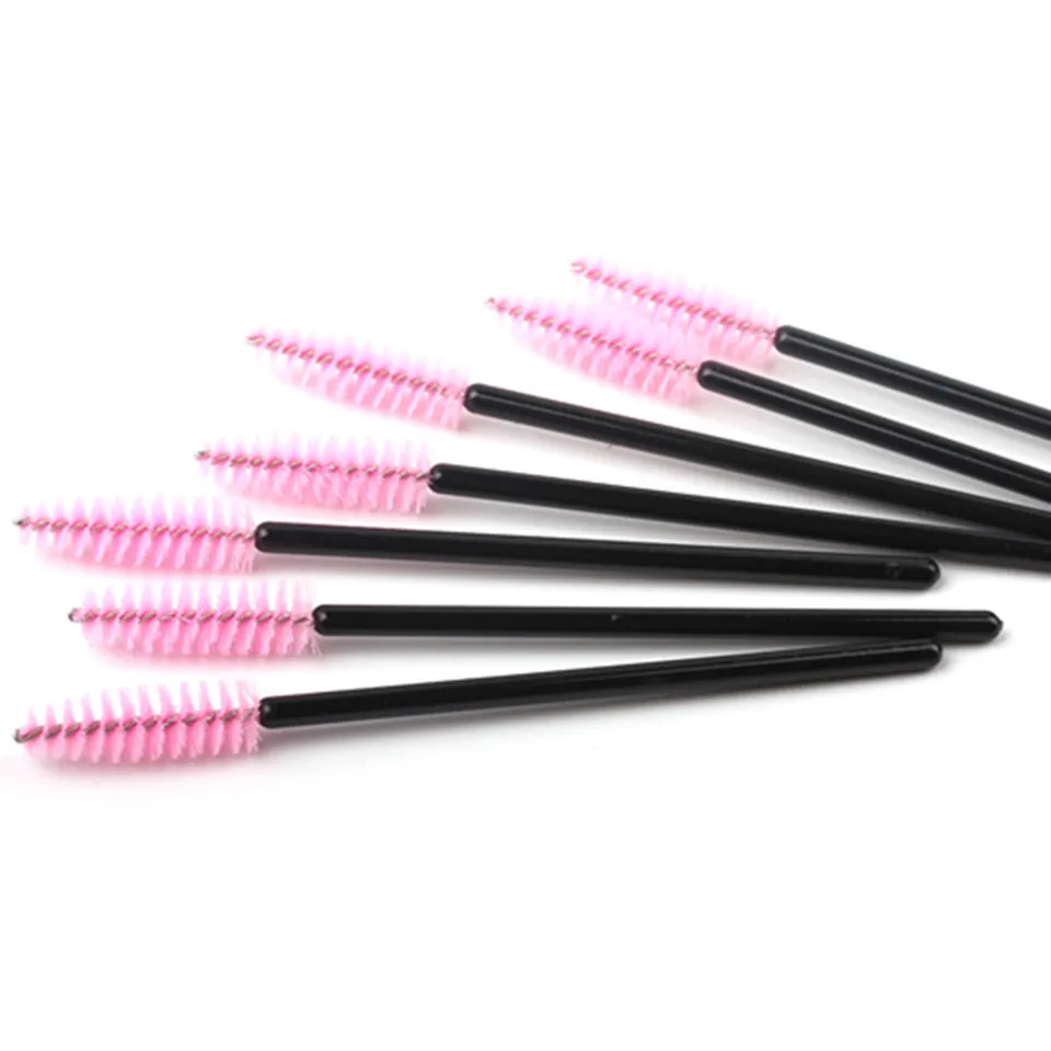 NEWCOME 50PCS High Quality Soft Eyelash Extension Disposable Mascara Wand Brush Applicator Eyelash Brush Makeup Tool