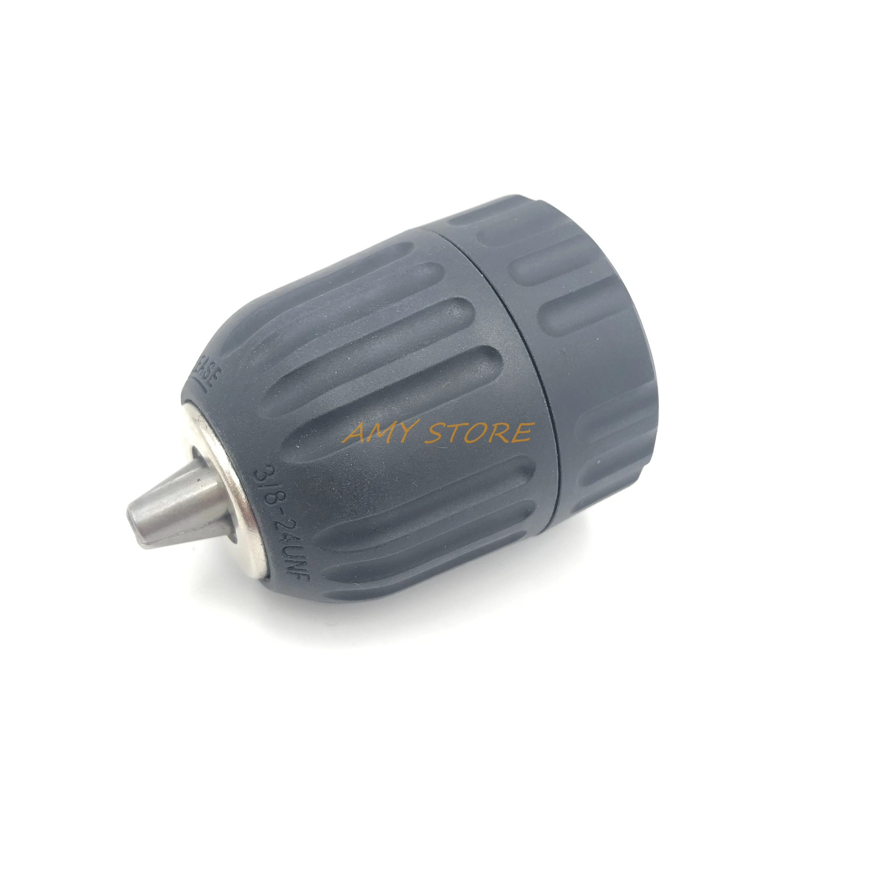 ขับเคลื่อนไร้สายไขควงเจาะ Chuck เก็บ 3/8-24UNF 1/2-20UNF M12x1.25 0.8-10mm Keyless Quick Grip release Self ล็อค